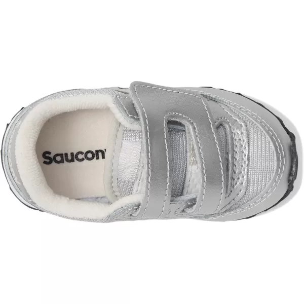 imageSaucony UnisexChild Baby Jazz Hook amp Loop SneakerSilver