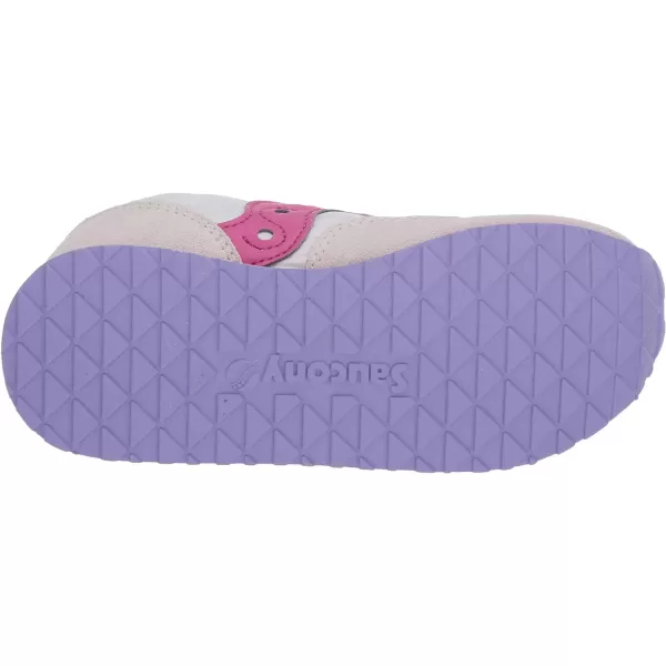 imageSaucony UnisexChild Baby Jazz Hook amp Loop SneakerWhiteBerry