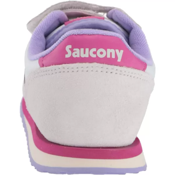 imageSaucony UnisexChild Baby Jazz Hook amp Loop SneakerWhiteBerry