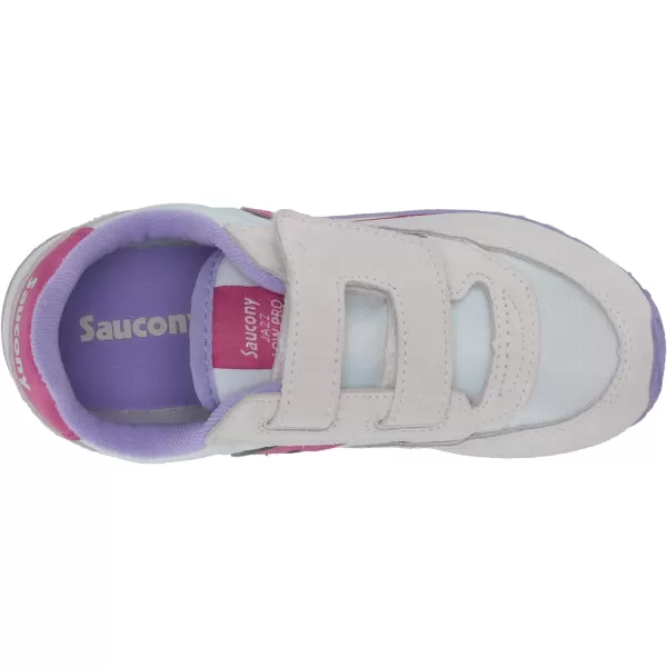 imageSaucony UnisexChild Baby Jazz Hook amp Loop SneakerWhiteBerry