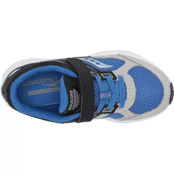 imageSaucony UnisexChild Cohesion 14 Alternative Closure Jr Running ShoeBlackBlue