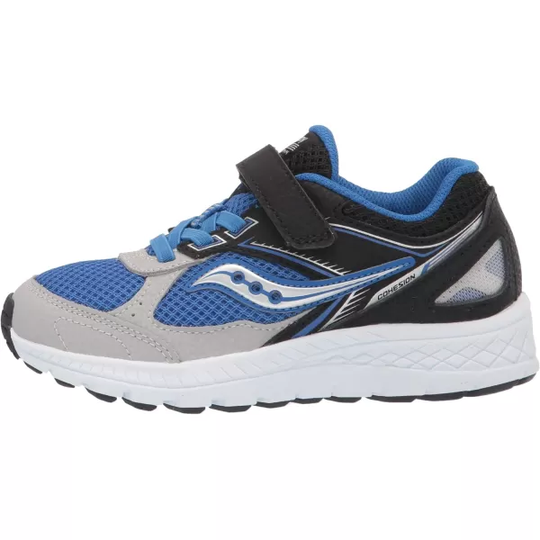 imageSaucony UnisexChild Cohesion 14 Alternative Closure Jr Running ShoeBlackBlue