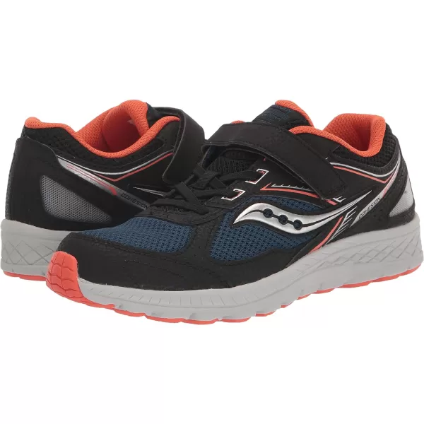 imageSaucony UnisexChild Cohesion 14 Alternative Closure Jr Running ShoeBlackNavyRed