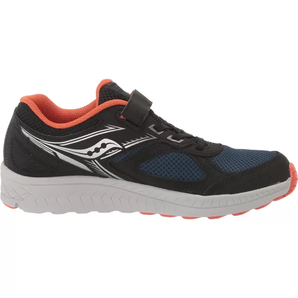 imageSaucony UnisexChild Cohesion 14 Alternative Closure Jr Running ShoeBlackNavyRed