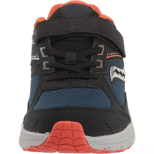 imageSaucony UnisexChild Cohesion 14 Alternative Closure Jr Running ShoeBlackNavyRed
