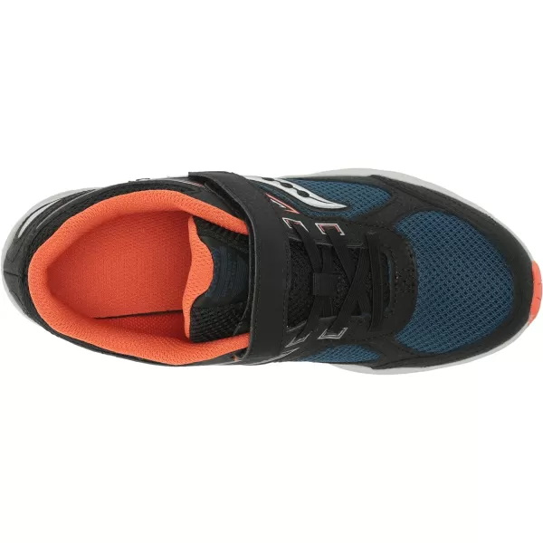 imageSaucony UnisexChild Cohesion 14 Alternative Closure Jr Running ShoeBlackNavyRed