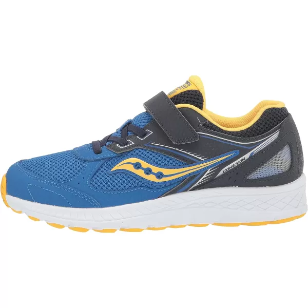 imageSaucony UnisexChild Cohesion 14 Alternative Closure Jr Running ShoeBlueYellow