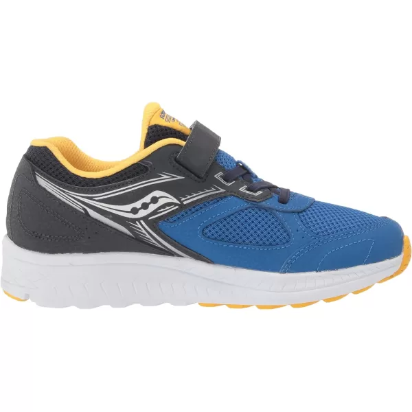 imageSaucony UnisexChild Cohesion 14 Alternative Closure Jr Running ShoeBlueYellow
