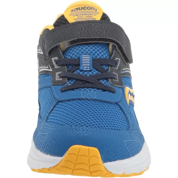 imageSaucony UnisexChild Cohesion 14 Alternative Closure Jr Running ShoeBlueYellow
