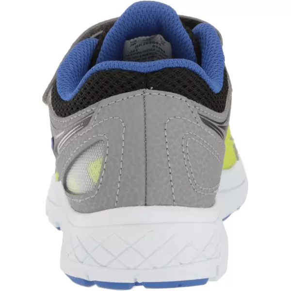 imageSaucony UnisexChild Cohesion 14 Alternative Closure Jr Running ShoeGreyAcidLime