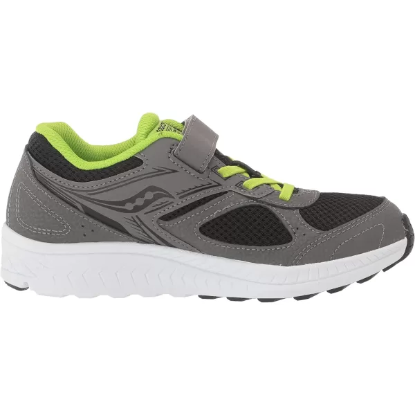 imageSaucony UnisexChild Cohesion 14 Alternative Closure Jr Running ShoeGreyBlackGreen