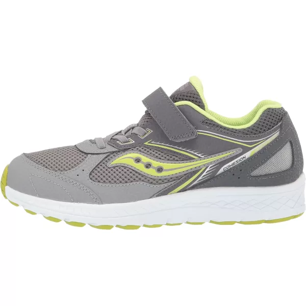 imageSaucony UnisexChild Cohesion 14 Alternative Closure Jr Running ShoeGreyCitron