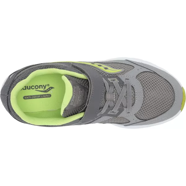 imageSaucony UnisexChild Cohesion 14 Alternative Closure Jr Running ShoeGreyCitron