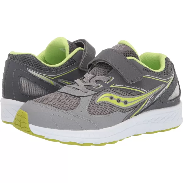 imageSaucony UnisexChild Cohesion 14 Alternative Closure Jr Running ShoeGreyCitron