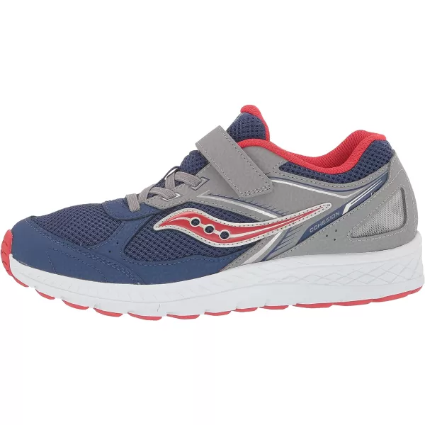 imageSaucony UnisexChild Cohesion 14 Alternative Closure Jr Running ShoeNavyRed