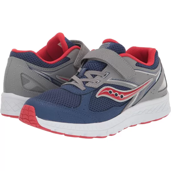 imageSaucony UnisexChild Cohesion 14 Alternative Closure Jr Running ShoeNavyRed