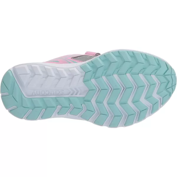 imageSaucony UnisexChild Cohesion 14 Alternative Closure Jr Running ShoePinkSilver