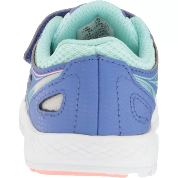 imageSaucony UnisexChild Cohesion 14 Alternative Closure Jr Running ShoeSilverPeriwinkleTurq