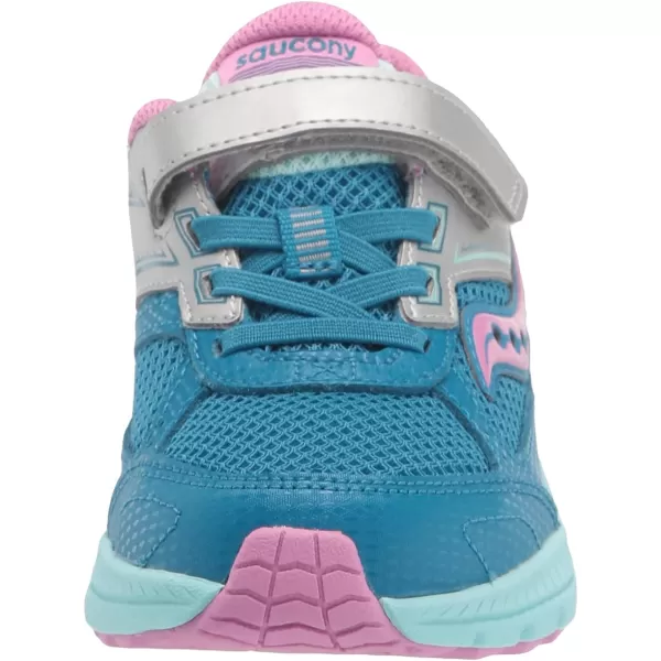 imageSaucony UnisexChild Cohesion 14 Alternative Closure Jr Running ShoeTurqPink