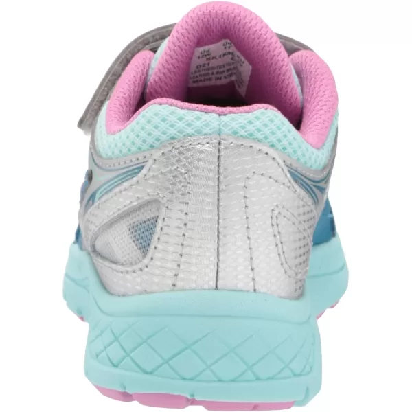 imageSaucony UnisexChild Cohesion 14 Alternative Closure Jr Running ShoeTurqPink