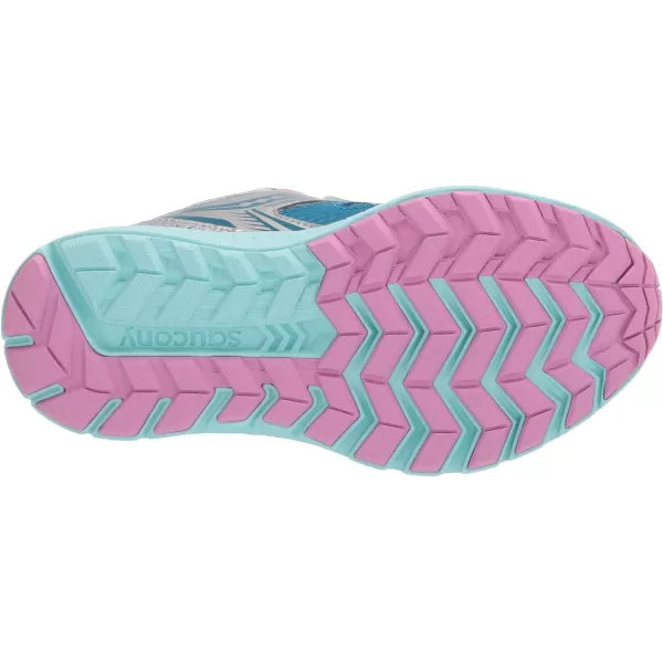 imageSaucony UnisexChild Cohesion 14 Alternative Closure Jr Running ShoeTurqPink