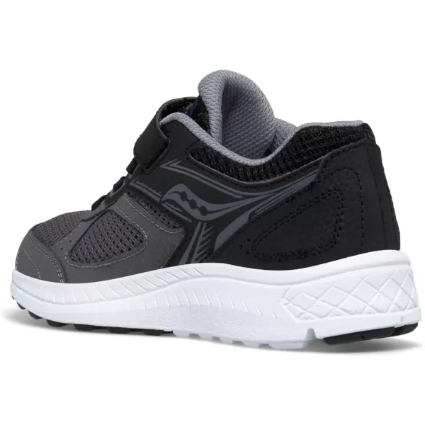 imageSaucony UnisexChild Cohesion 14 Alternative Closure Running ShoeBlackGreyBlue