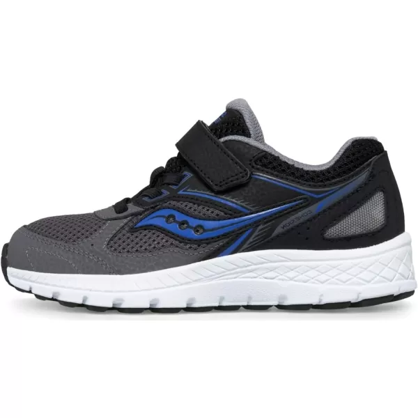 imageSaucony UnisexChild Cohesion 14 Alternative Closure Running ShoeBlackGreyBlue