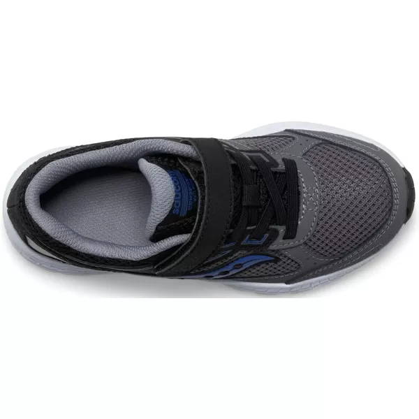 imageSaucony UnisexChild Cohesion 14 Alternative Closure Running ShoeBlackGreyBlue