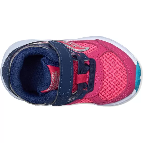 imageSaucony UnisexChild Cohesion 14 Alternative Closure Running ShoePinkNavy