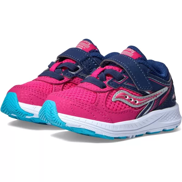 imageSaucony UnisexChild Cohesion 14 Alternative Closure Running ShoePinkNavy