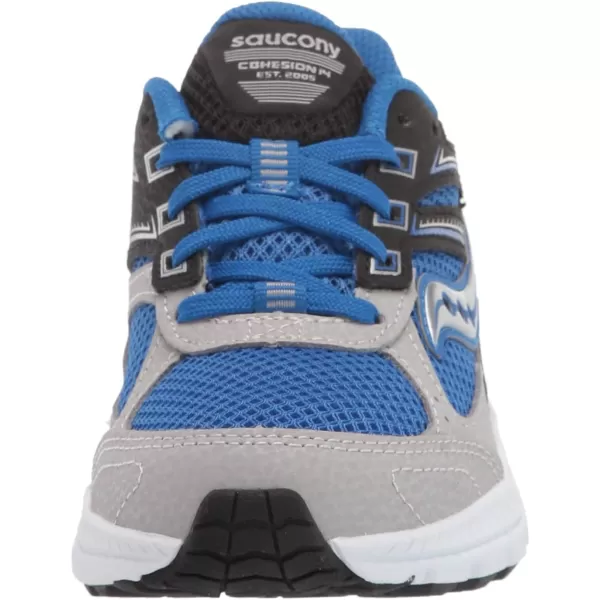 imageSaucony UnisexChild Cohesion 14 Lace to Toe Running ShoeBlackBlue