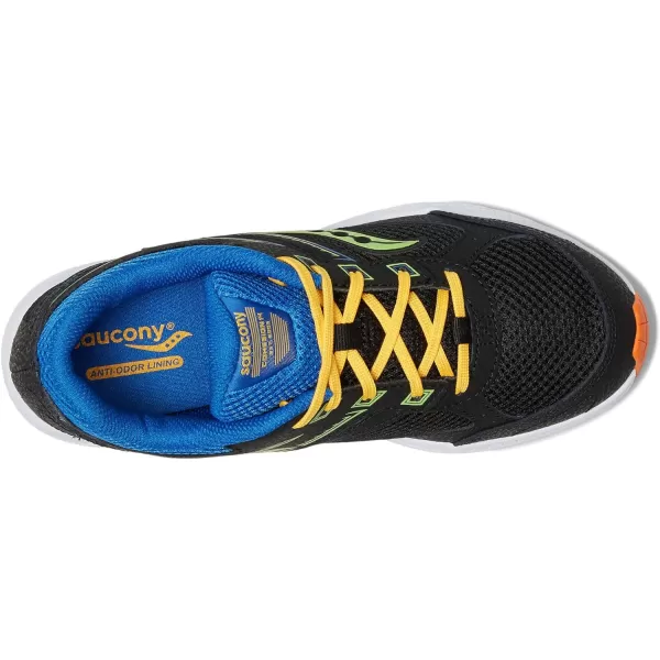 imageSaucony UnisexChild Cohesion 14 Lace to Toe Running ShoeBlackMulti