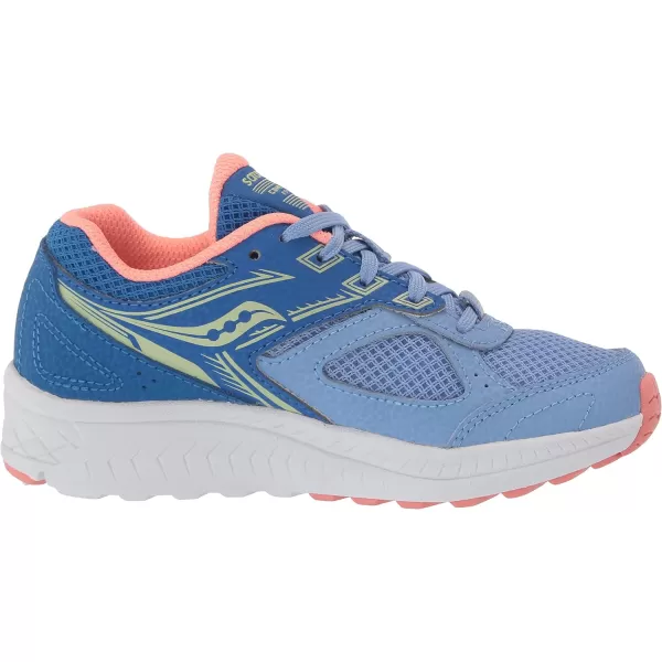 imageSaucony UnisexChild Cohesion 14 Lace to Toe Running ShoeBlueCoral