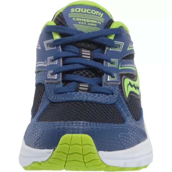 imageSaucony UnisexChild Cohesion 14 Lace to Toe Running ShoeBlueGreen