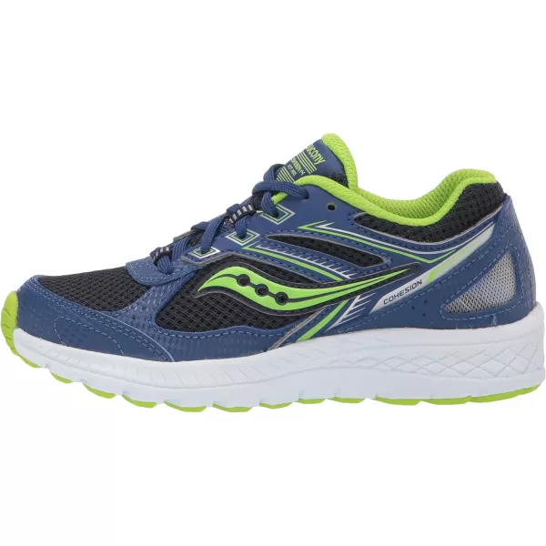 imageSaucony UnisexChild Cohesion 14 Lace to Toe Running ShoeBlueGreen