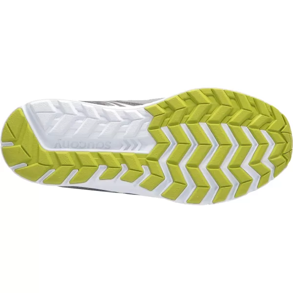 imageSaucony UnisexChild Cohesion 14 Lace to Toe Running ShoeGreyCitron