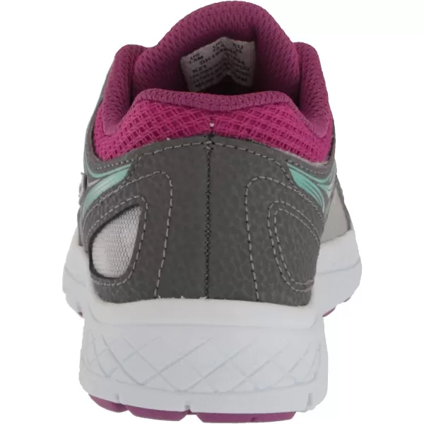 imageSaucony UnisexChild Cohesion 14 Lace to Toe Running ShoeGreyMagentaTurq
