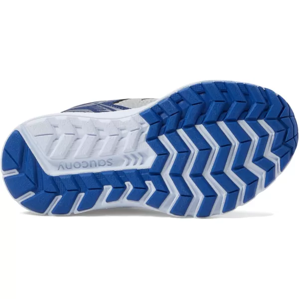 imageSaucony UnisexChild Cohesion 14 Lace to Toe Running ShoeNavyGreyGrape