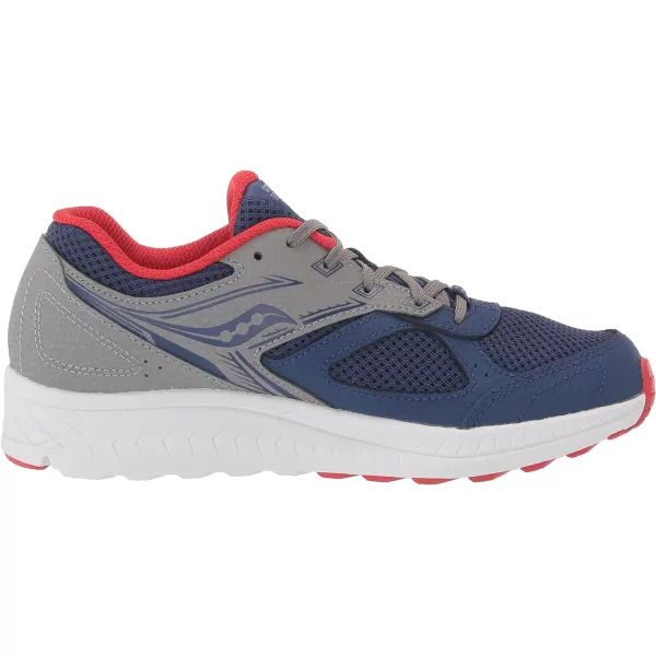 imageSaucony UnisexChild Cohesion 14 Lace to Toe Running ShoeNavyRed