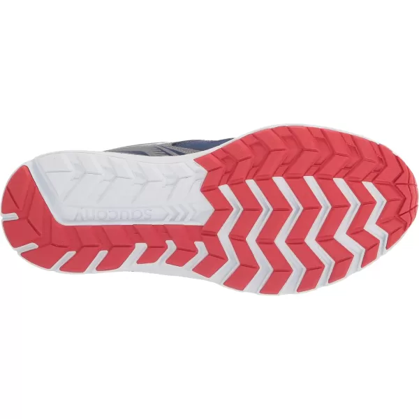 imageSaucony UnisexChild Cohesion 14 Lace to Toe Running ShoeNavyRed
