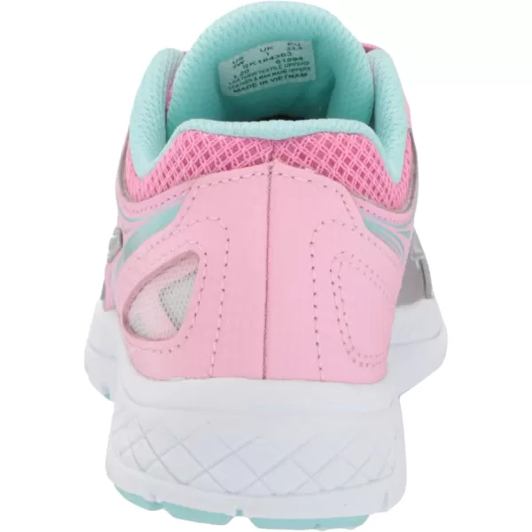 imageSaucony UnisexChild Cohesion 14 Lace to Toe Running ShoePinkSilver