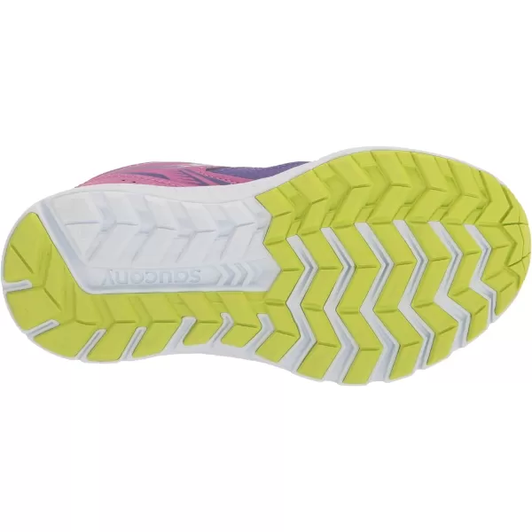 imageSaucony UnisexChild Cohesion 14 Lace to Toe Running ShoePurpleGreen