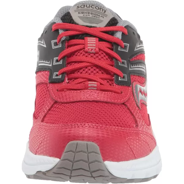 imageSaucony UnisexChild Cohesion 14 Lace to Toe Running ShoeRedBlack
