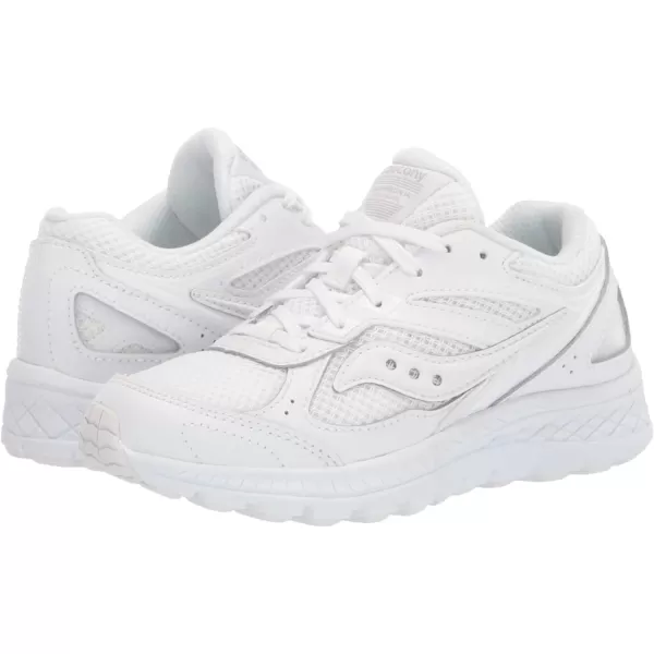 imageSaucony UnisexChild Cohesion 14 Lace to Toe Running ShoeWhite
