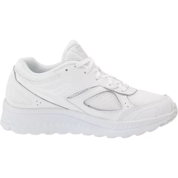 imageSaucony UnisexChild Cohesion 14 Lace to Toe Running ShoeWhite