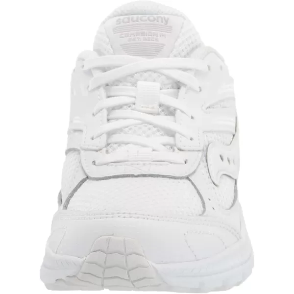 imageSaucony UnisexChild Cohesion 14 Lace to Toe Running ShoeWhite