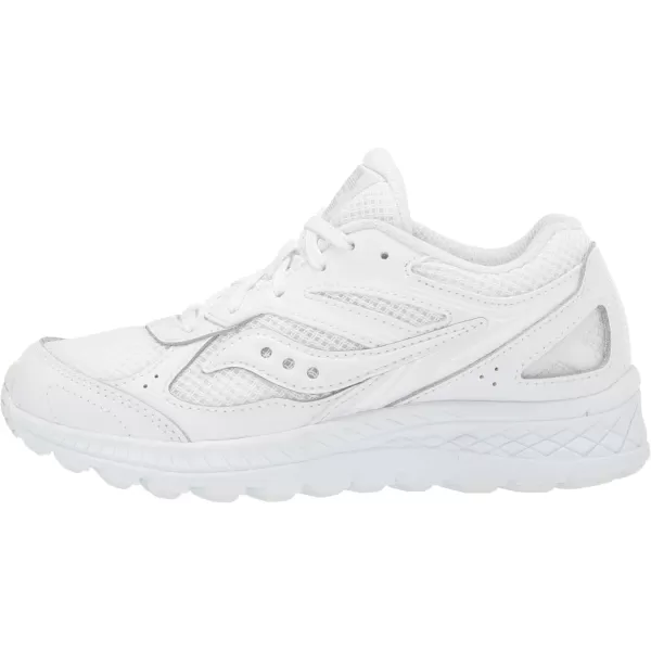 imageSaucony UnisexChild Cohesion 14 Lace to Toe Running ShoeWhite