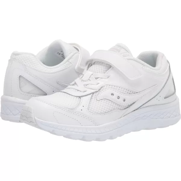 imageSaucony UnisexChild Cohesion 14 aC Running ShoeWhite