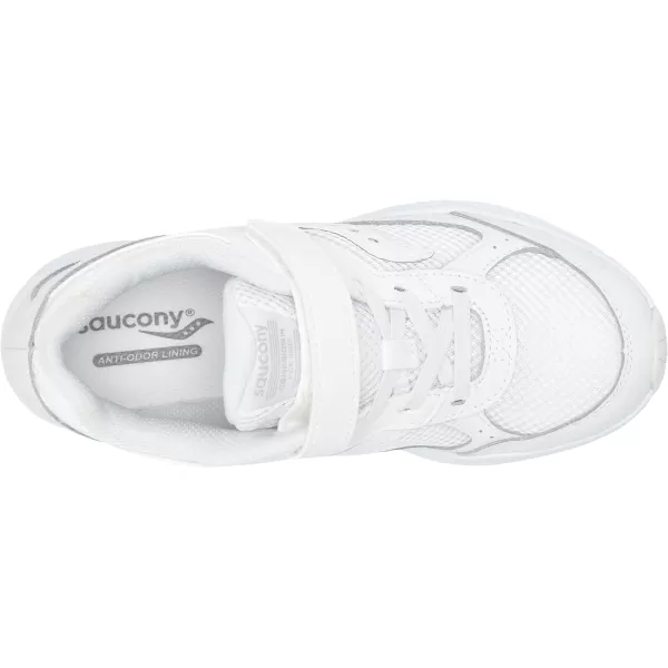 imageSaucony UnisexChild Cohesion 14 aC Running ShoeWhite