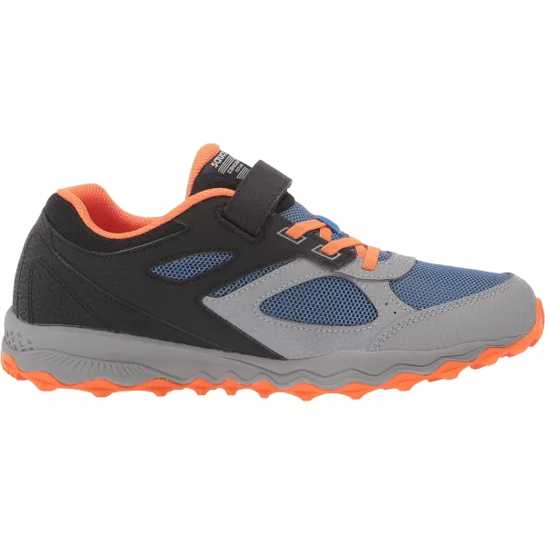 imageSaucony UnisexChild Cohesion Tr14 Alternative Closure Trail Running ShoeBlackBlueOrange